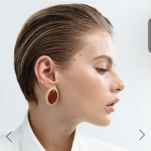 Heaven Mayhem Noir Earrings in Red